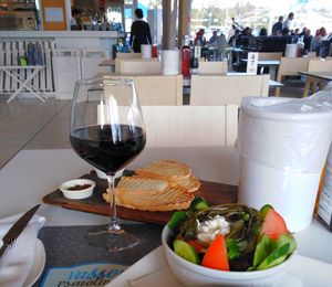 Обед в ресторане Vassos на Кипре